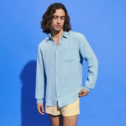 Homme Vilebrequin Chemises^Chemise En Lin Homme Uni