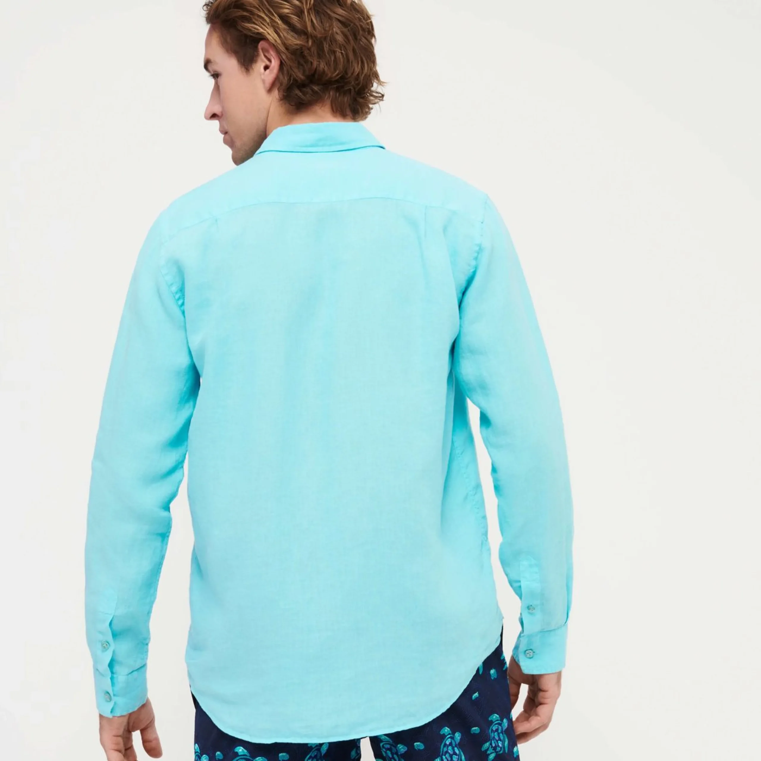 Homme Vilebrequin Chemises^Chemise En Lin Homme Unie