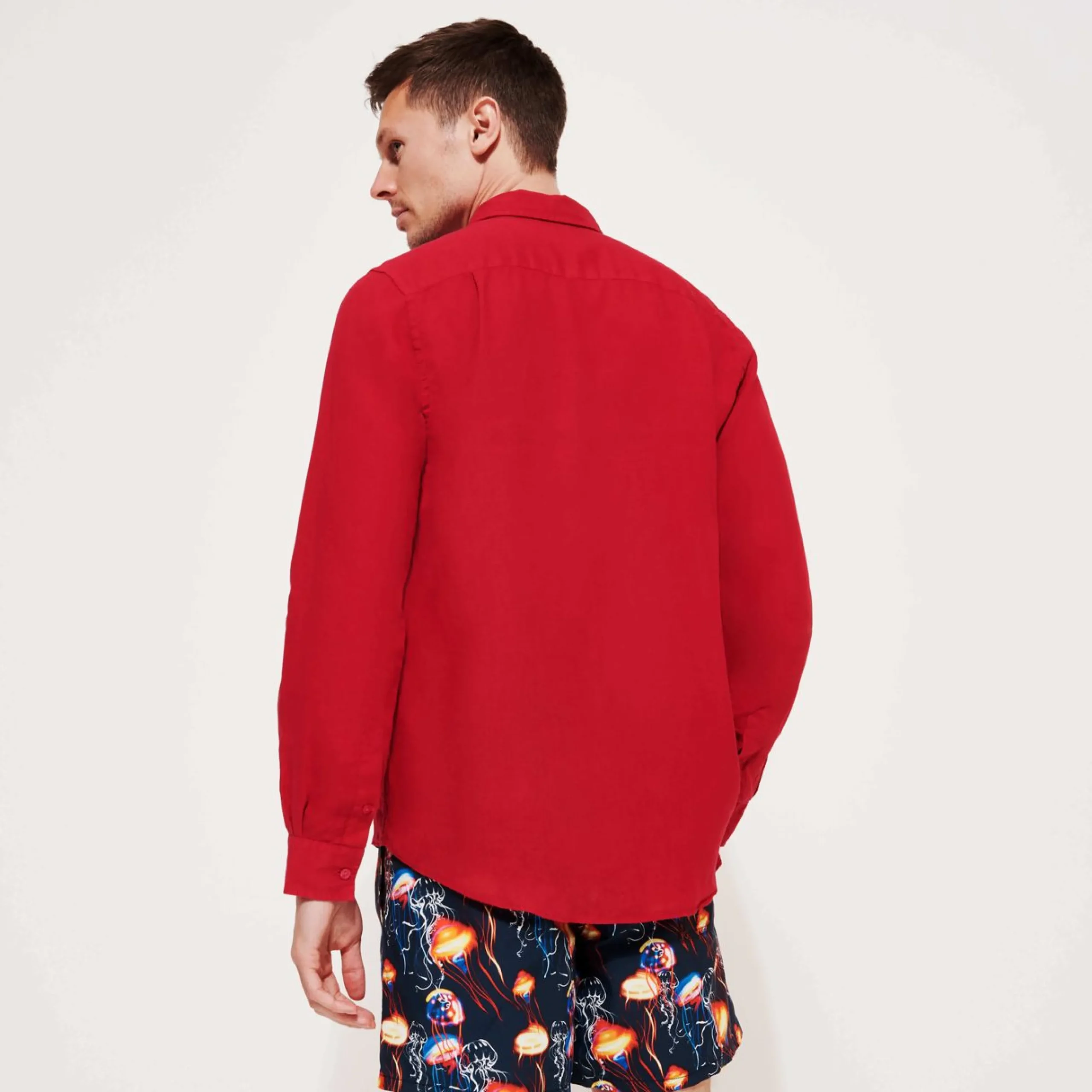 Homme Vilebrequin Chemises^Chemise En Lin Homme Unie