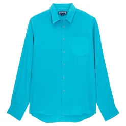 Homme Vilebrequin Chemises^Chemise En Lin Homme Unie