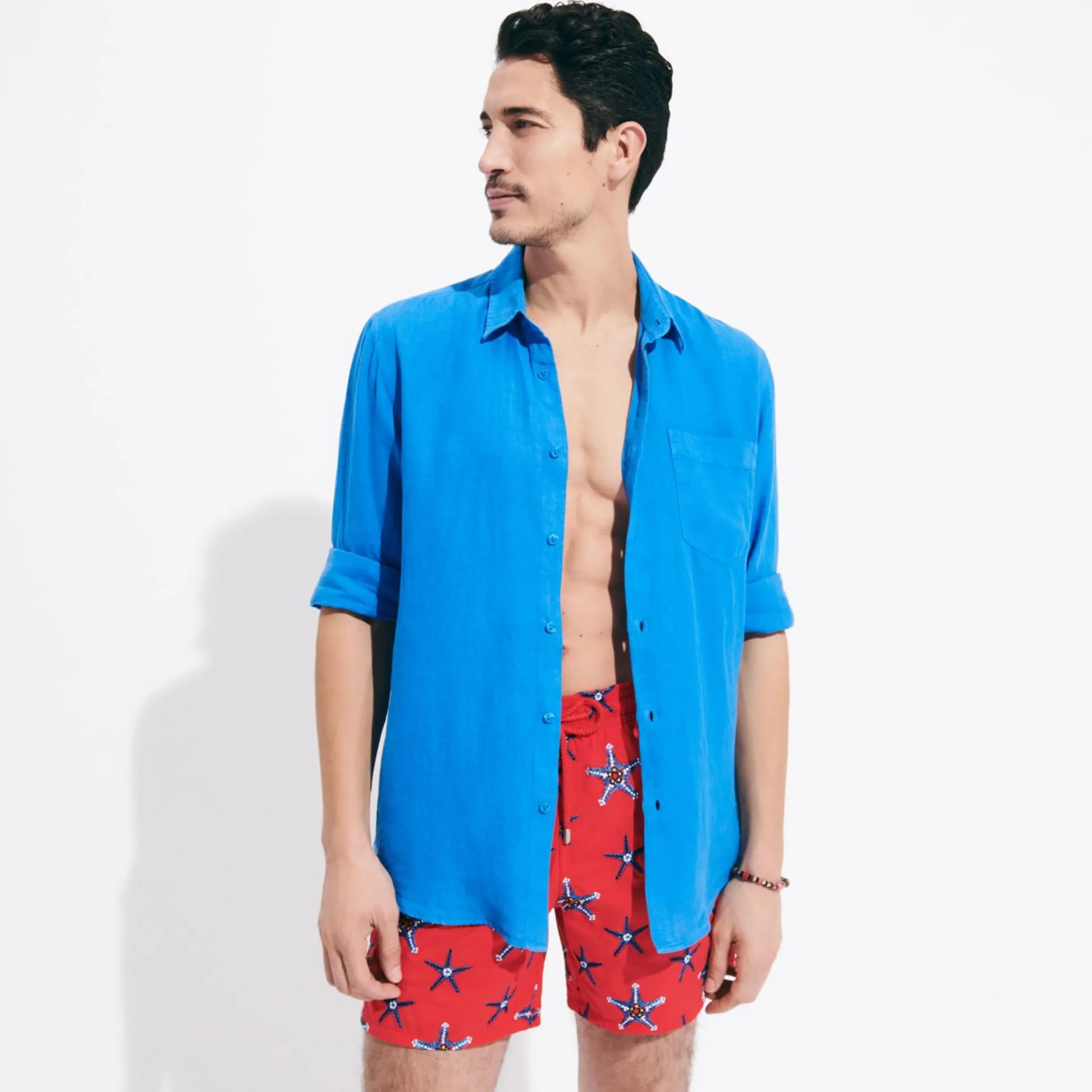 Homme Vilebrequin Chemises^Chemise En Lin Homme Unie