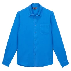 Homme Vilebrequin Chemises^Chemise En Lin Homme Unie