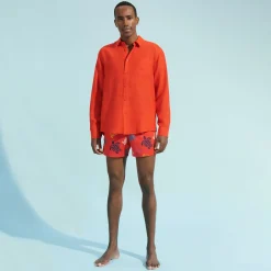 Homme Vilebrequin Chemises^Chemise En Lin Homme Unie
