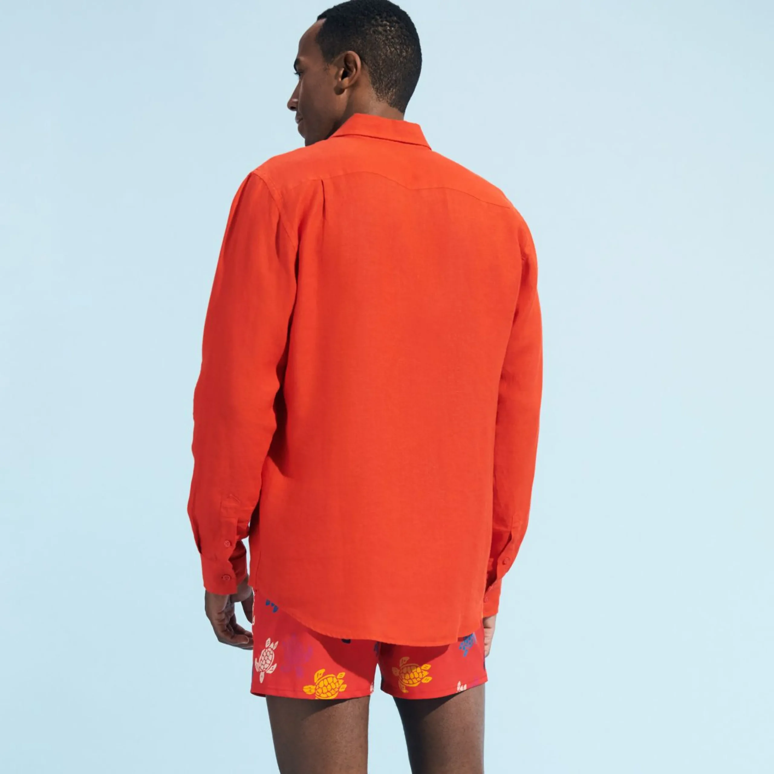 Homme Vilebrequin Chemises^Chemise En Lin Homme Unie
