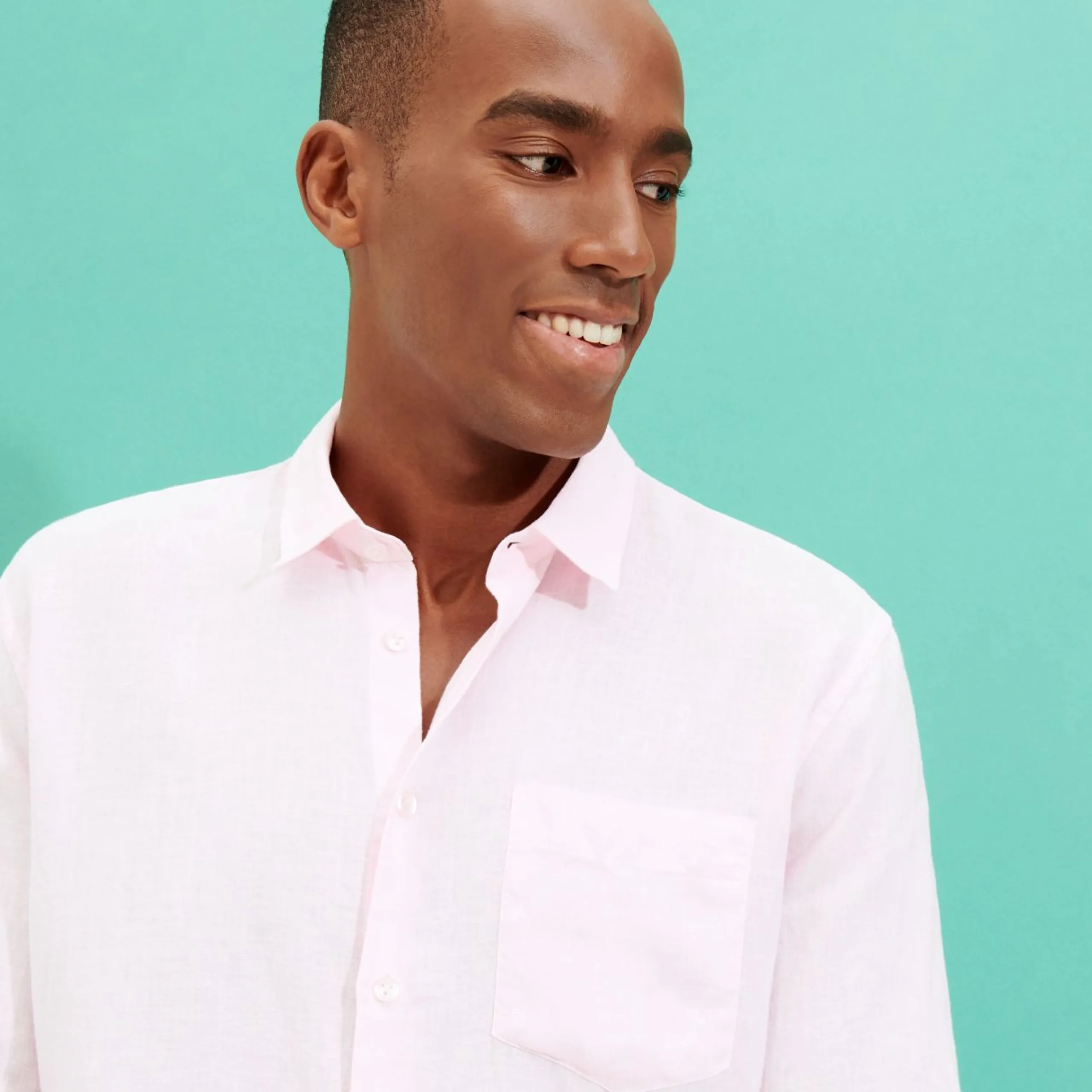 Homme Vilebrequin Chemises^Chemise En Lin Homme Unie