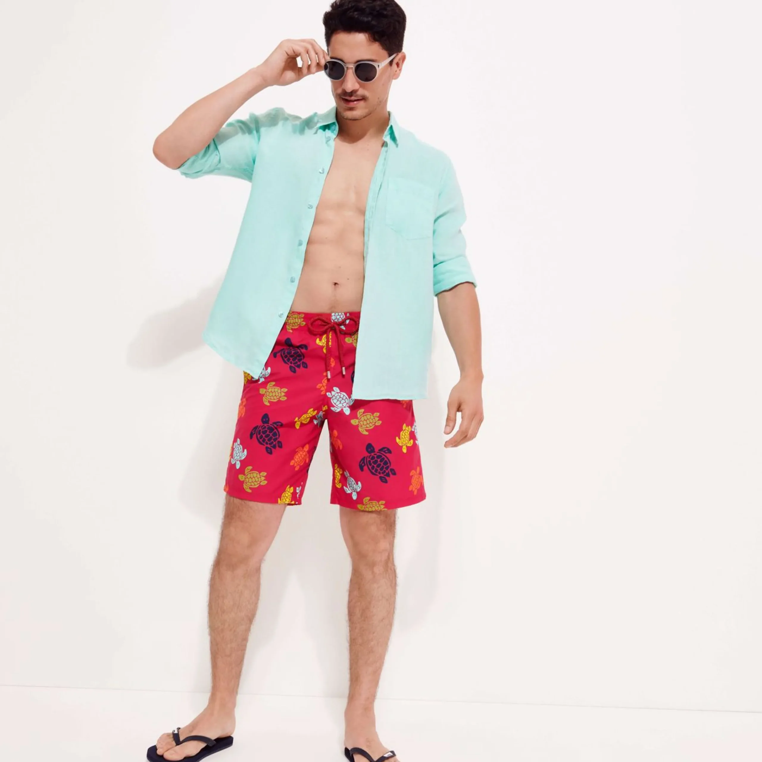 Homme Vilebrequin Chemises^Chemise En Lin Homme Unie