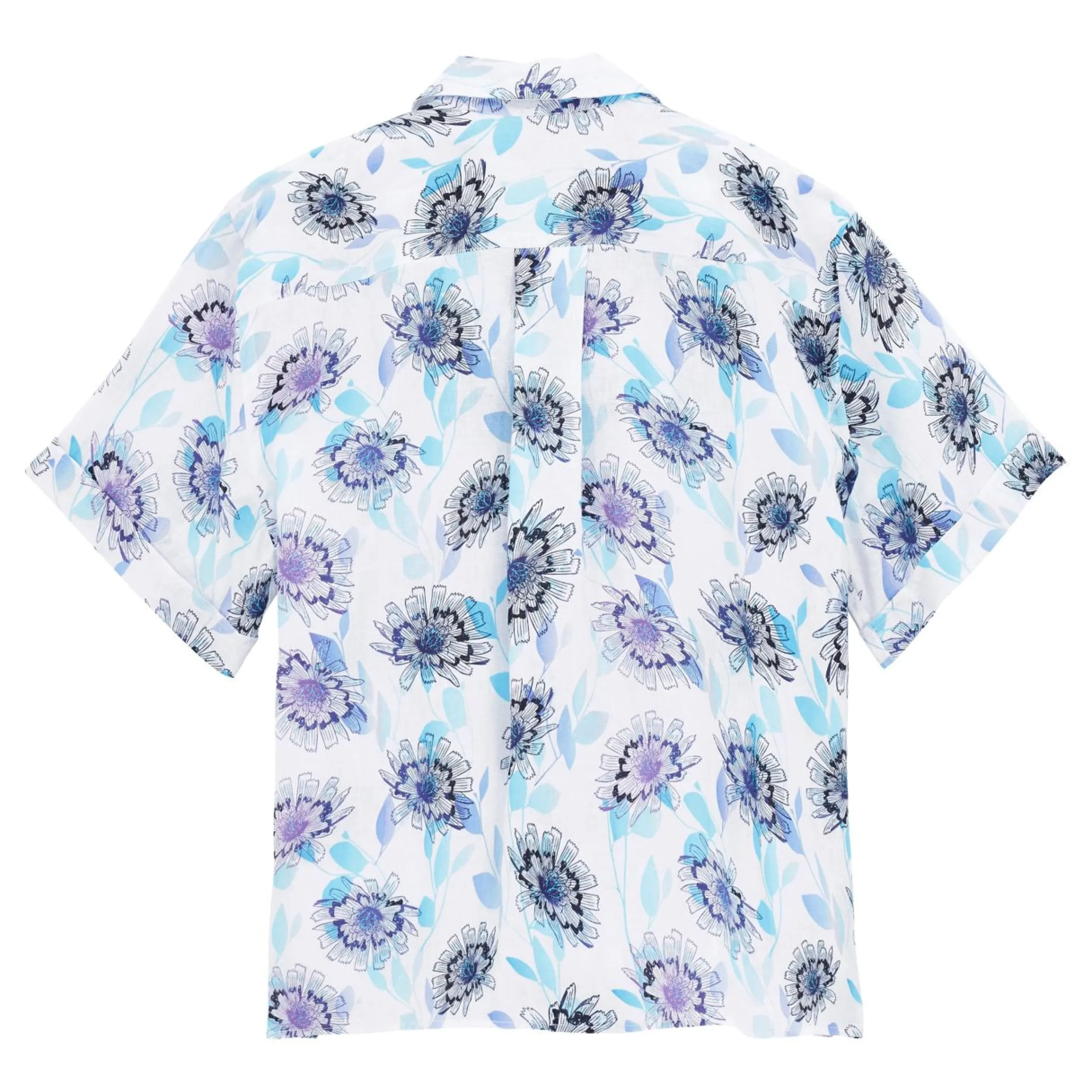 Femme Vilebrequin Chemises^Chemise En Lin Manches Courtes Femme Flash Flowers