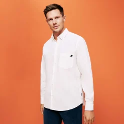 Homme Vilebrequin Chemises^Chemise En Velours Deux Milleraies Homme Uni