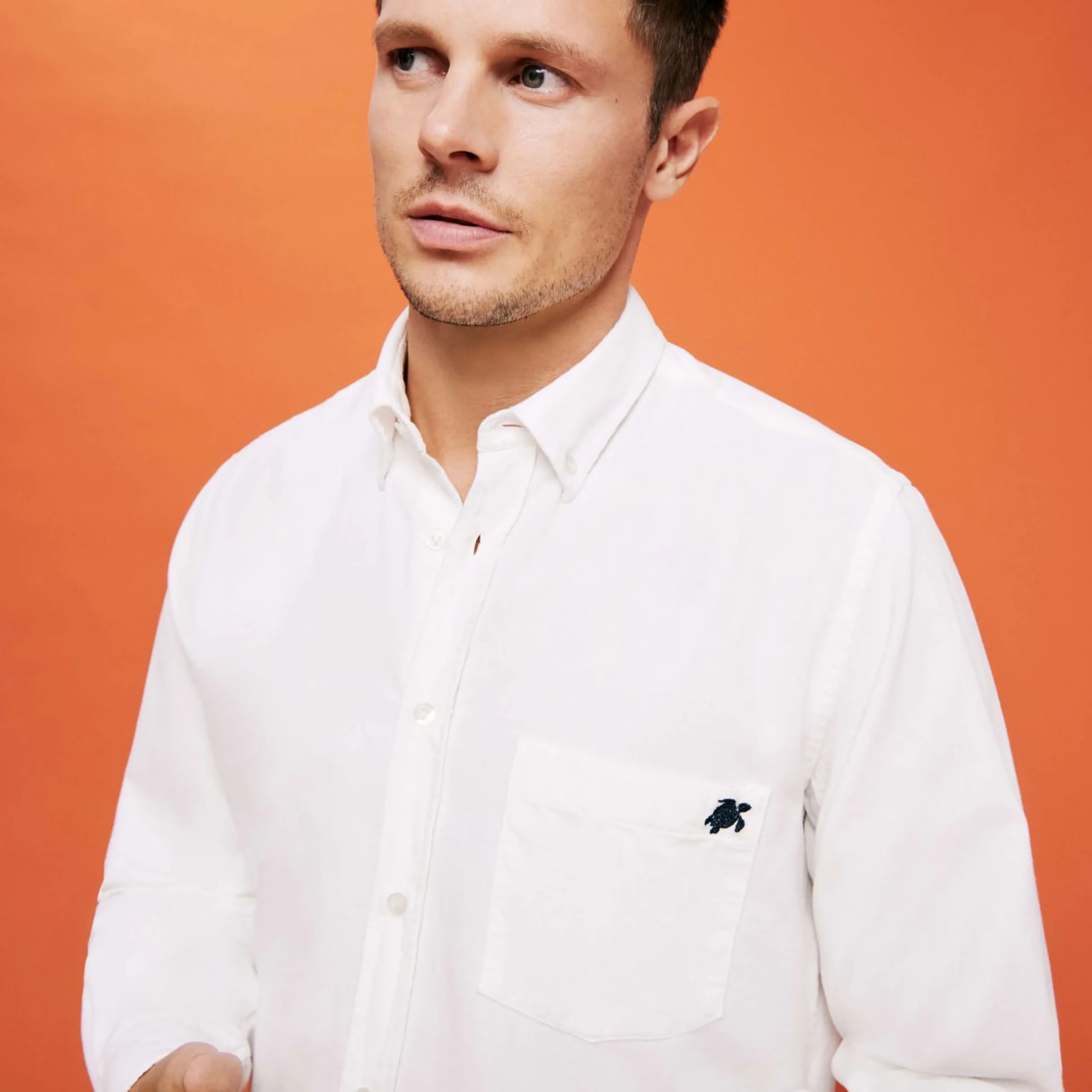 Homme Vilebrequin Chemises^Chemise En Velours Deux Milleraies Homme Uni
