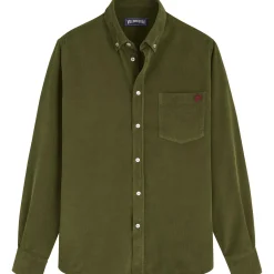 Homme Vilebrequin Chemises^Chemise En Velours Deux Milleraies Homme Uni