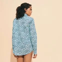 Femme Vilebrequin Chemises^Chemise En Voile De Coton Organique Unisexe Gulf Stream