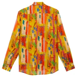 Femme Vilebrequin Chemises^Chemise En Voile De Coton Organique Unisexe Sunny Streets