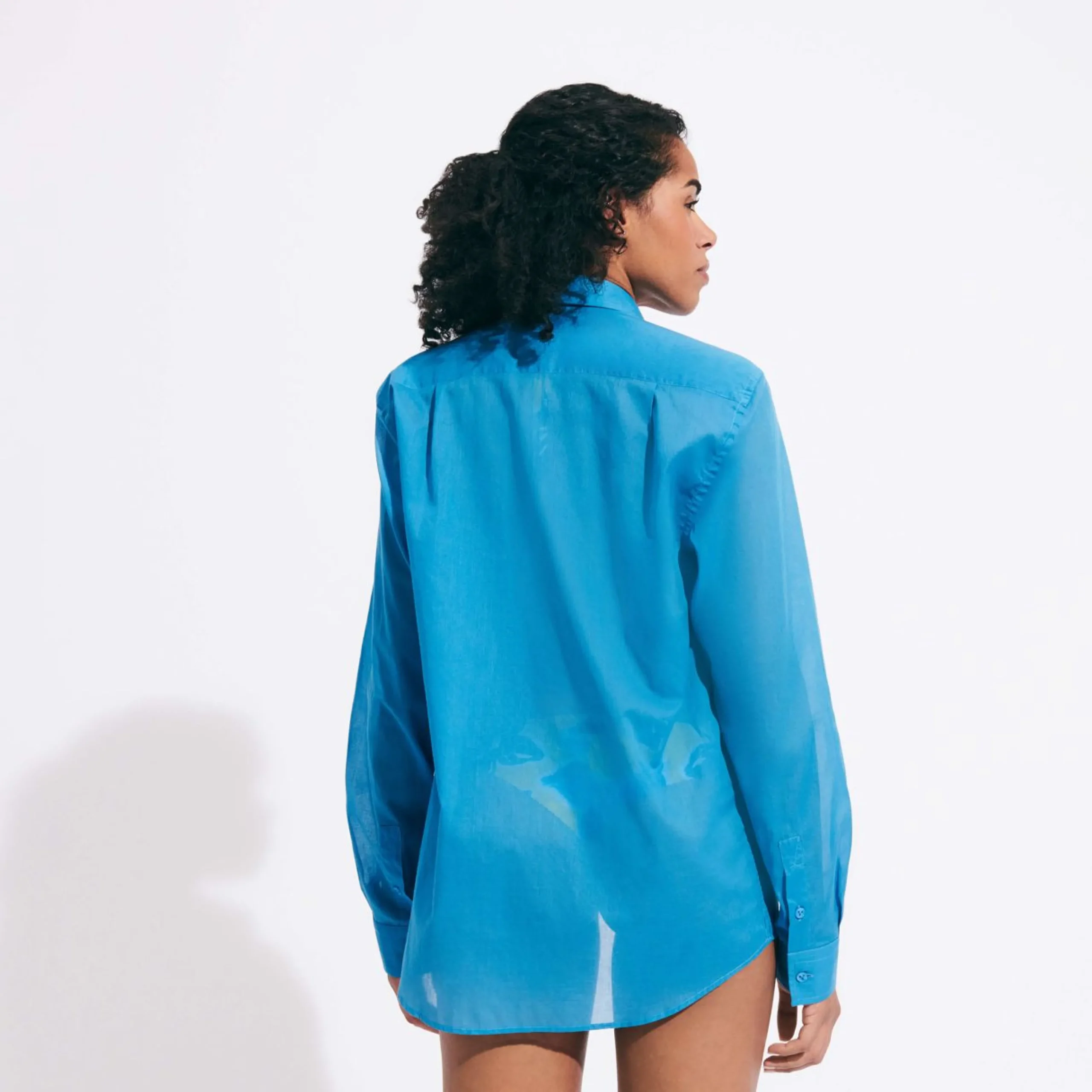 Femme Vilebrequin Chemises^Chemise En Voile De Coton Organique Unisexe Unie