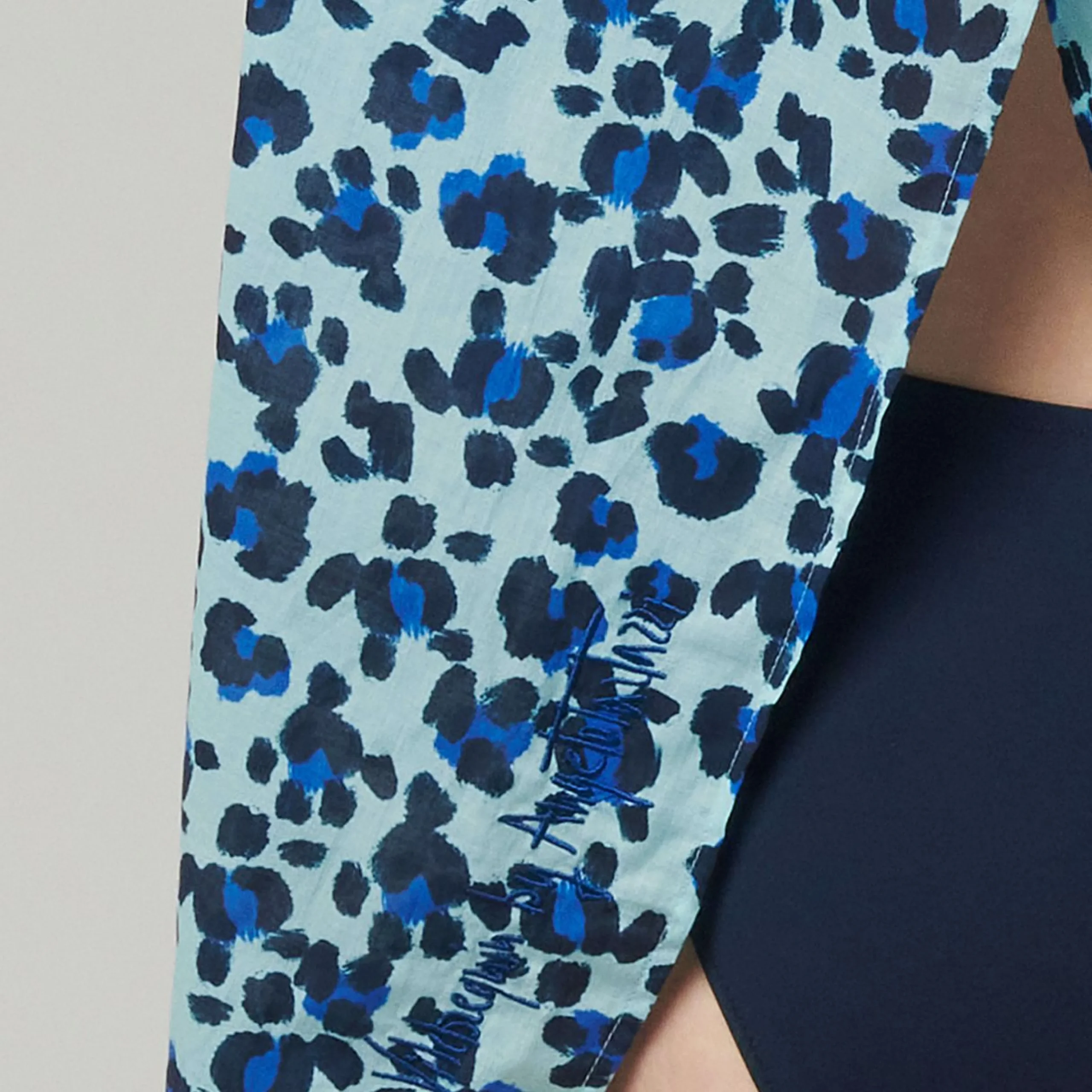 Femme Vilebrequin Robes^Chemise En Voile De Coton Organique Femme Turtles Leopard- X Angelo Tarlazzi