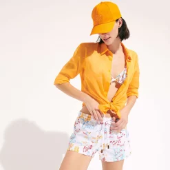 Femme Vilebrequin Chemises^Chemise En Voile De Coton Organique Unisexe Unie
