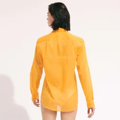 Femme Vilebrequin Chemises^Chemise En Voile De Coton Organique Unisexe Unie
