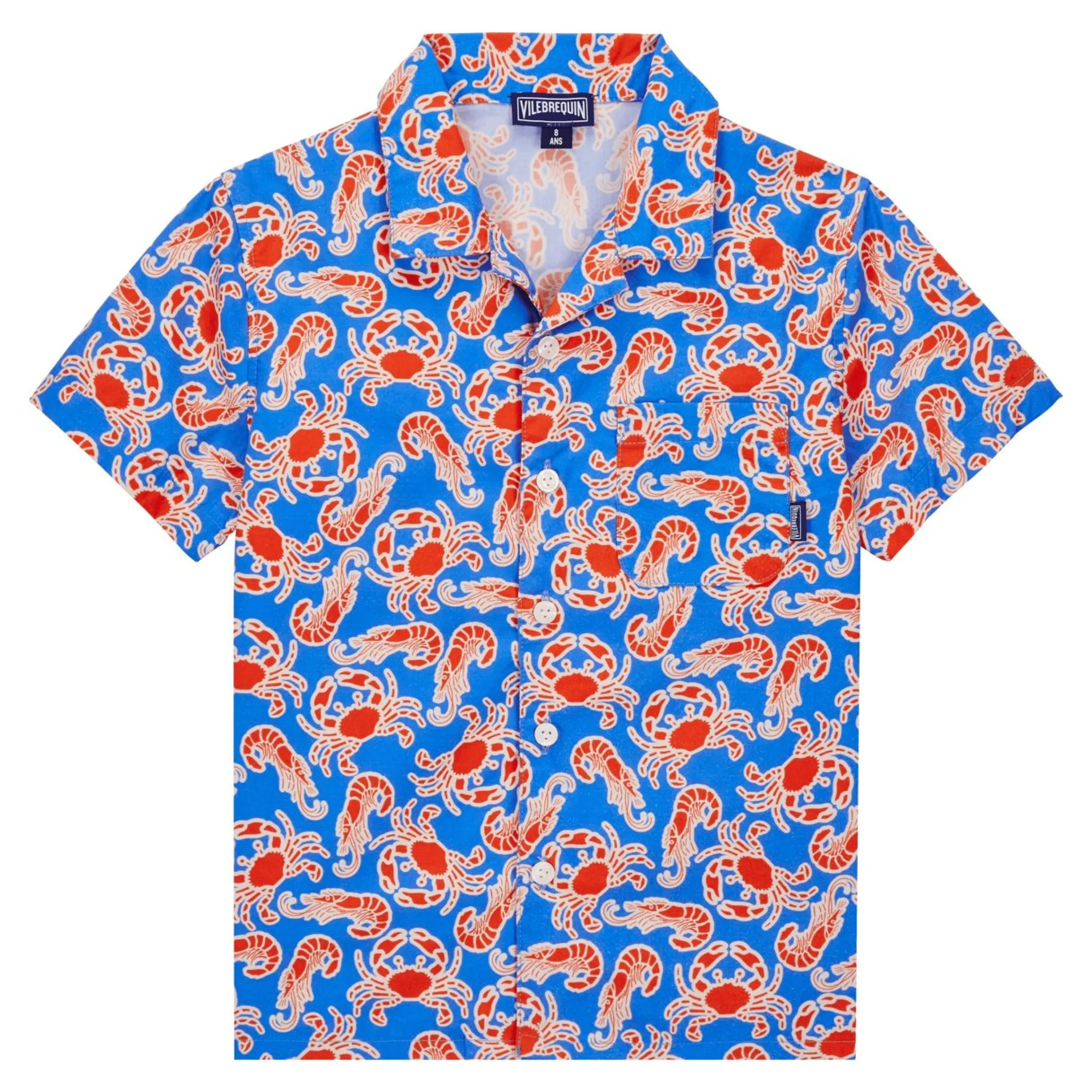 Homme Vilebrequin Le Père & Fils^Chemise Garçon Crabs & Shrimps