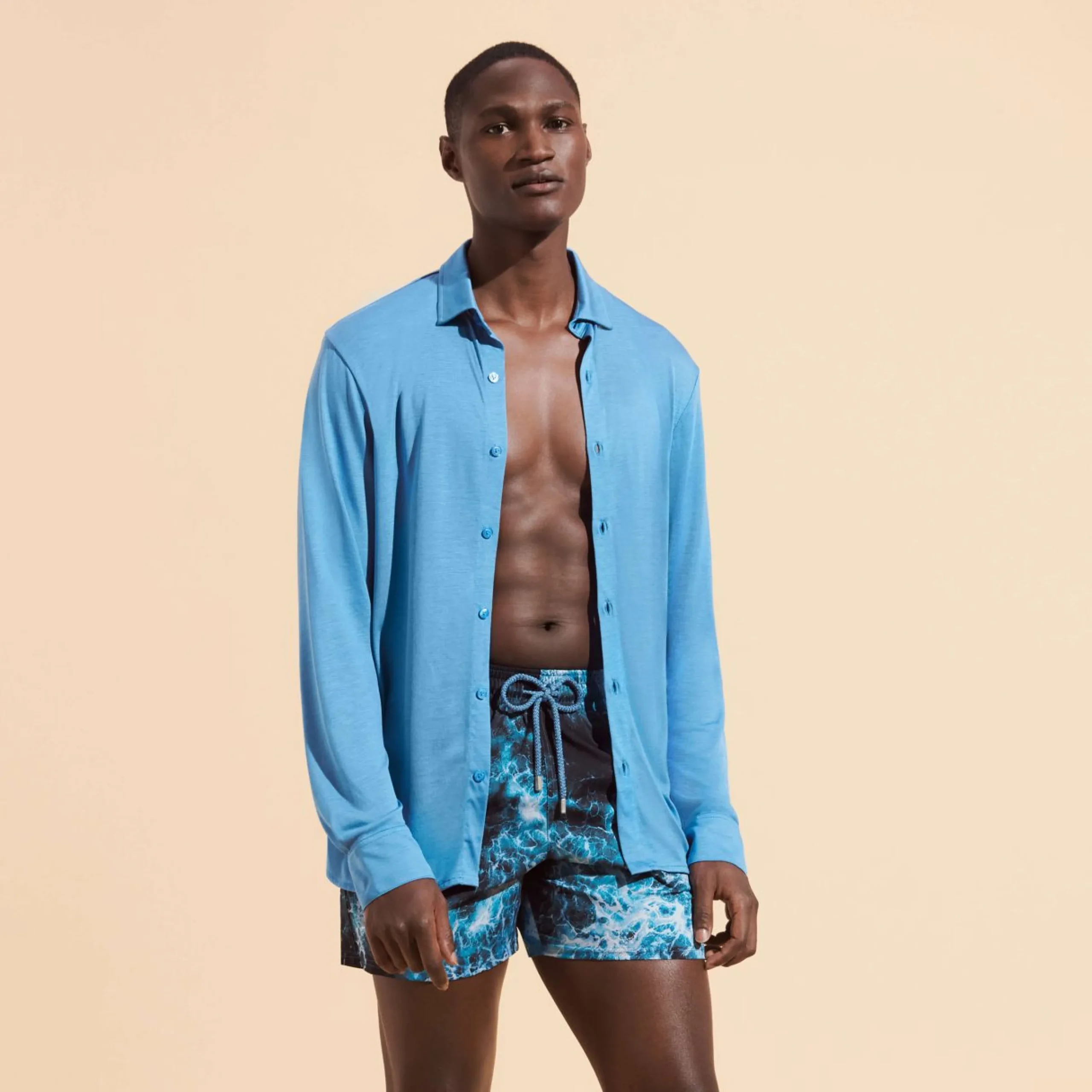Homme Vilebrequin Chemises^Chemise Homme Tencel Unie