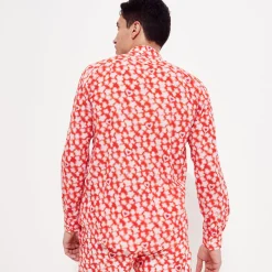 Homme Vilebrequin Chemises^Chemise Legere Unisexe En Voile De Coton Attrape Coeur
