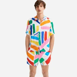 Homme Vilebrequin Chemises^Chemise Manches Courtes Homme Dazzle - X Jcc+ - Edition Limitee