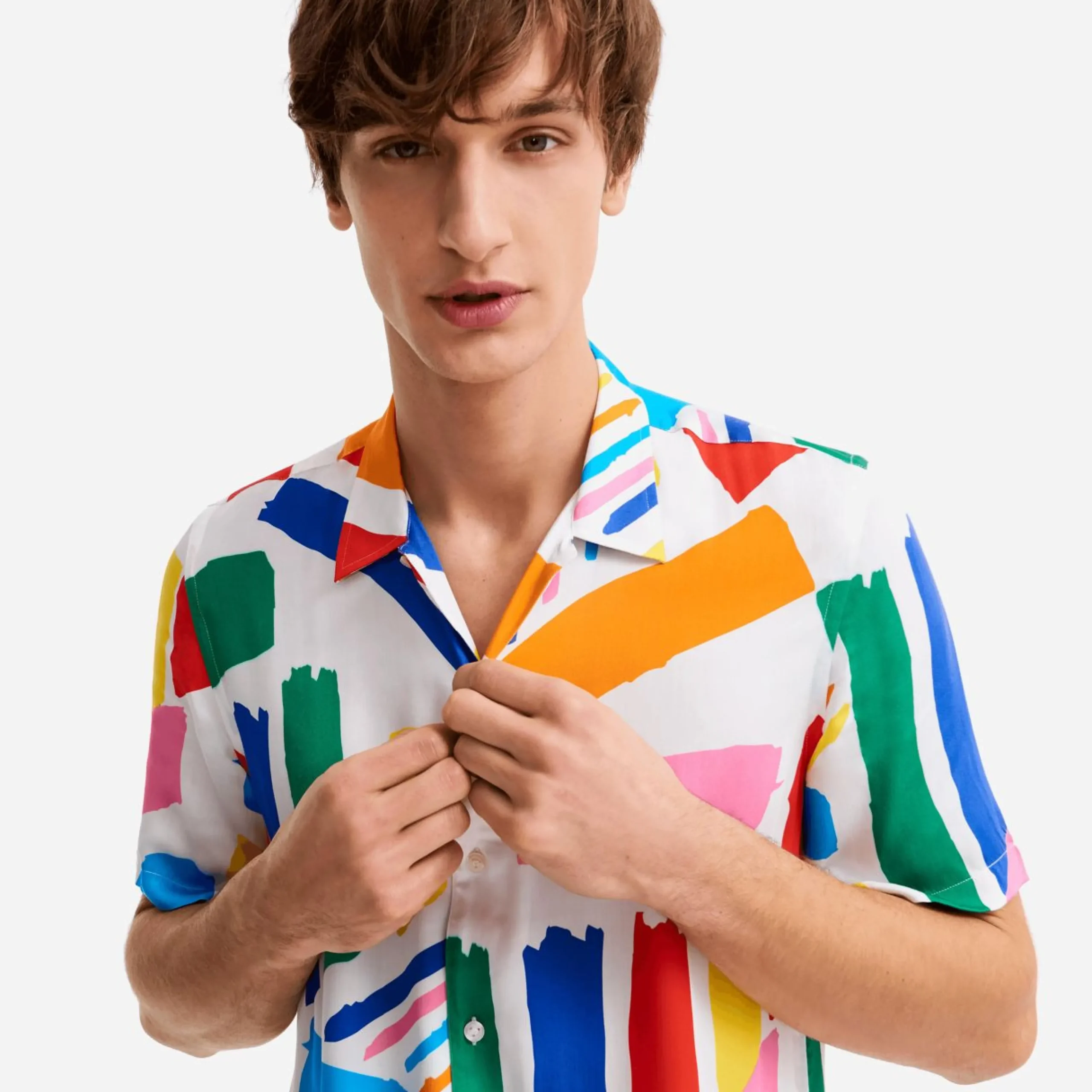 Homme Vilebrequin Chemises^Chemise Manches Courtes Homme Dazzle - X Jcc+ - Edition Limitee