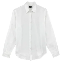 Femme Vilebrequin Chemises^Chemise Manches Longues En Lin Femme Unie