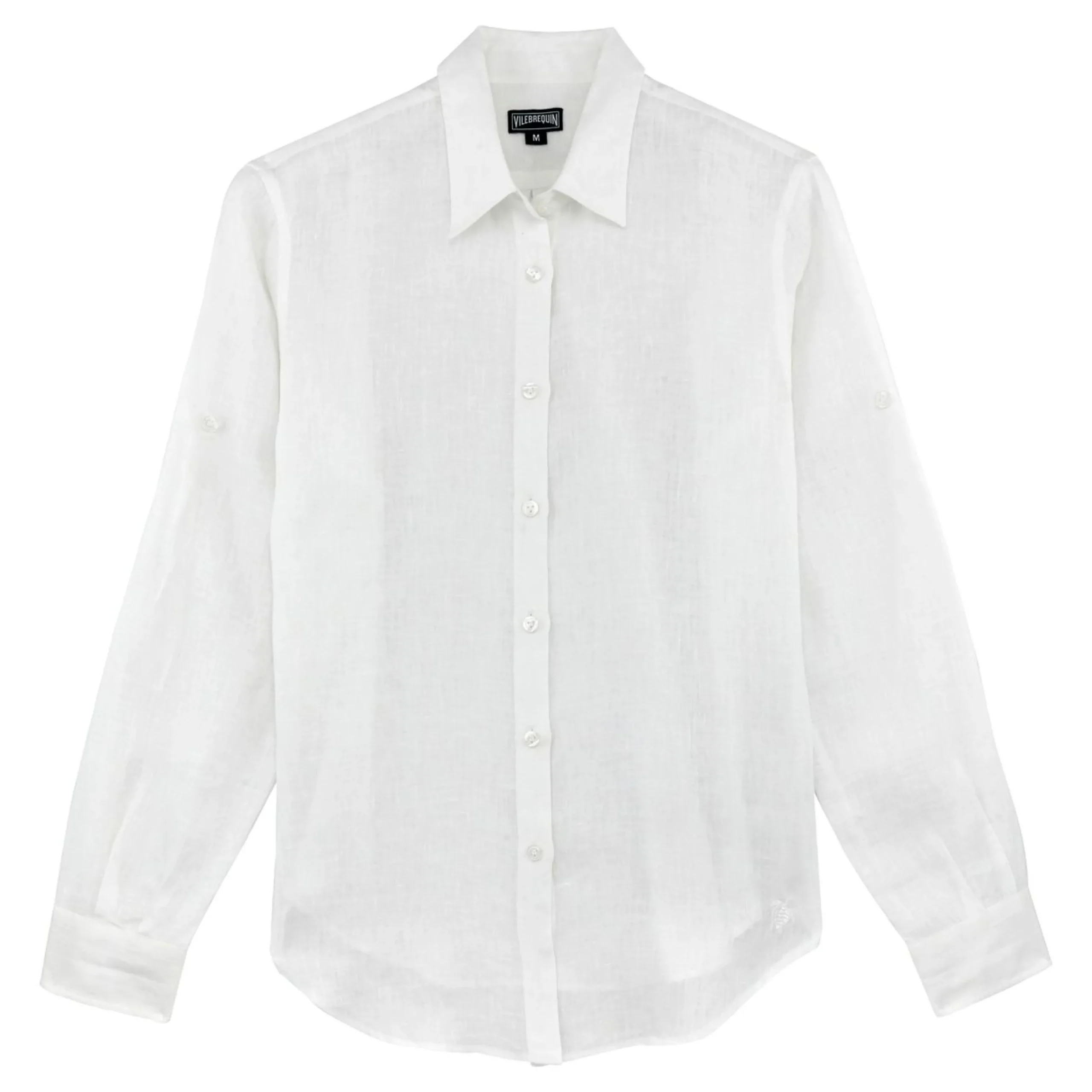 Femme Vilebrequin Chemises^Chemise Manches Longues En Lin Femme Unie