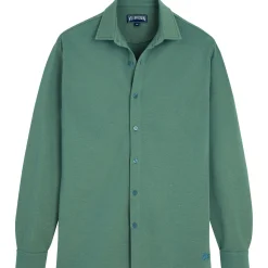 Homme Vilebrequin Chemises^Chemise Pique De Coton Changeant Homme