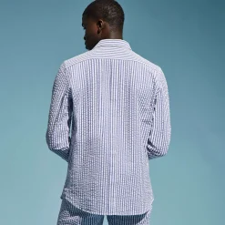 Homme Vilebrequin Chemises^Chemise Seersucker Homme