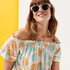 Femme Vilebrequin Combishorts^Combinaison Short Femme Iridescent Flowers Of Joy- X Poupette St Barth