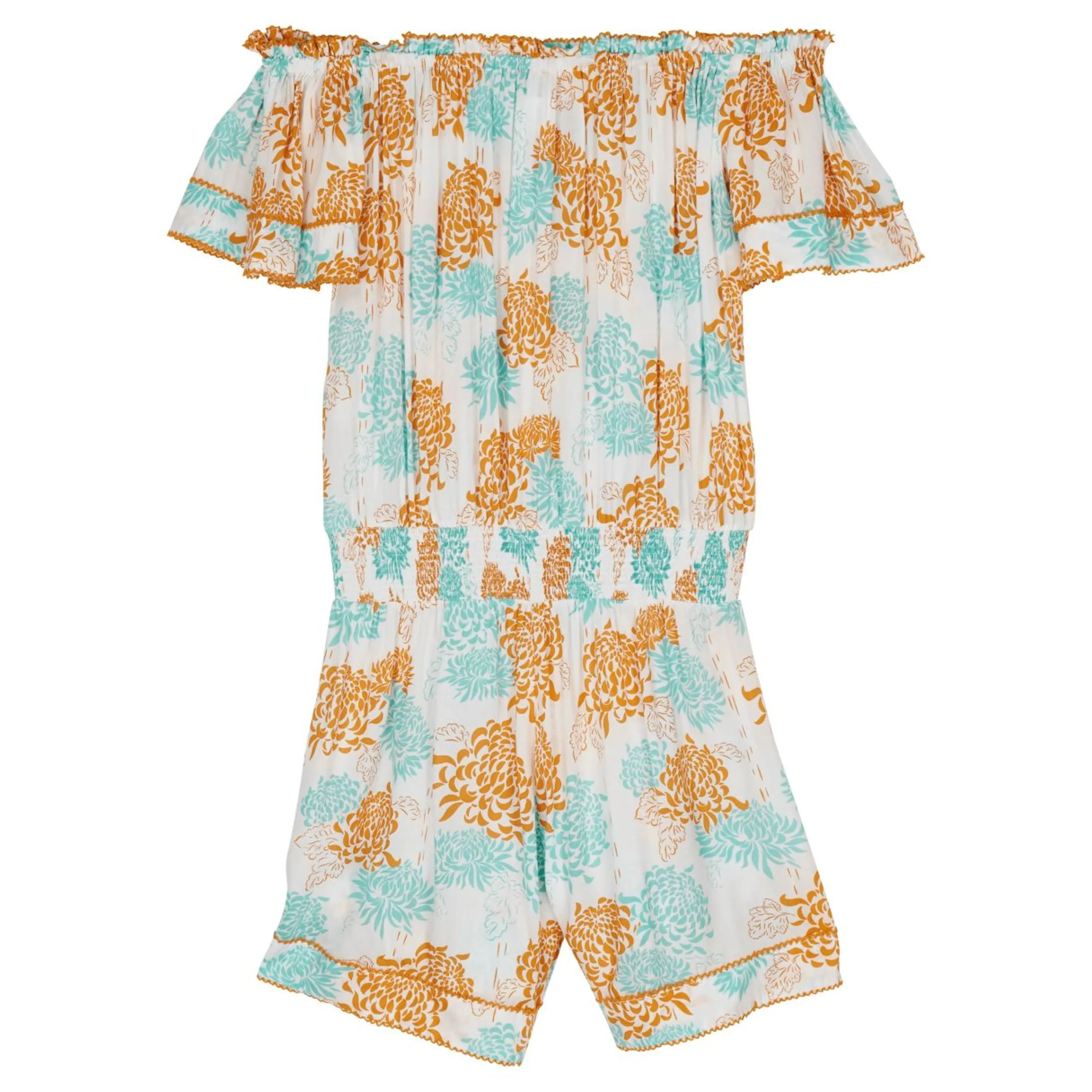 Femme Vilebrequin Combishorts^Combinaison Short Femme Iridescent Flowers Of Joy- X Poupette St Barth