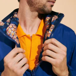 Homme Vilebrequin Le Père & Fils^Coupe Vent Reversible Homme Carapaces