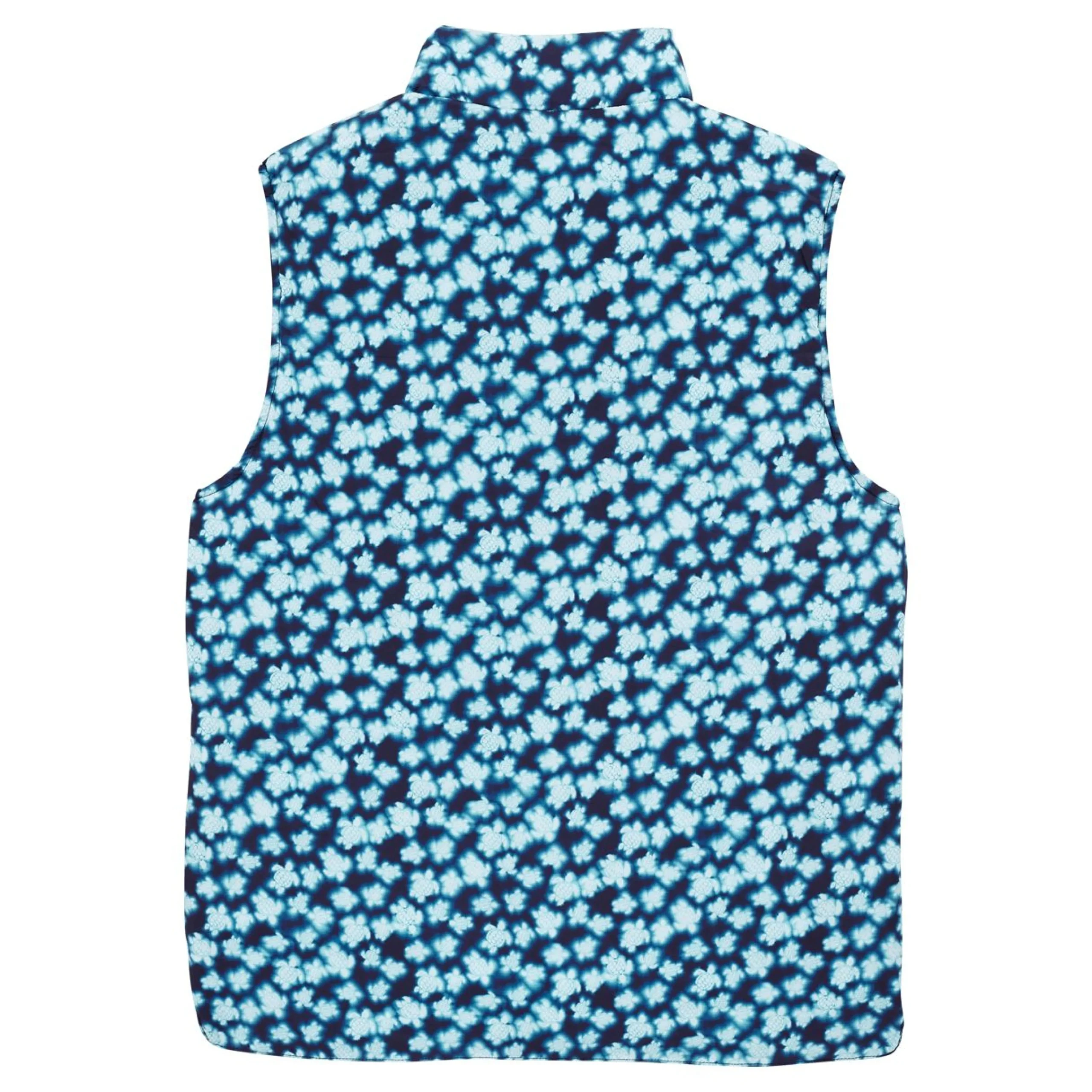 Femme Vilebrequin Vestes^Doudoune Sans Manches Reversible Unisexe Blurred Turtles