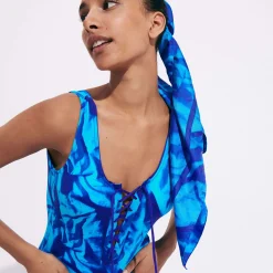 Femme Vilebrequin Chapeau De Plages & Foulards^Foulard En Soie Les Draps Froisses
