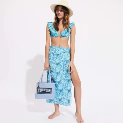 Femme Vilebrequin Tous Les Hauts^Haut De Maillot De Bain A Armature Femme Flowers Tie & Dye
