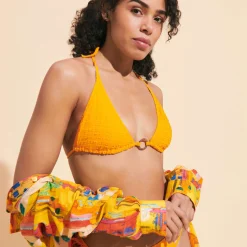 Femme Vilebrequin Haut Triangle^Haut De Maillot De Bain Femme Triangle Plumetis