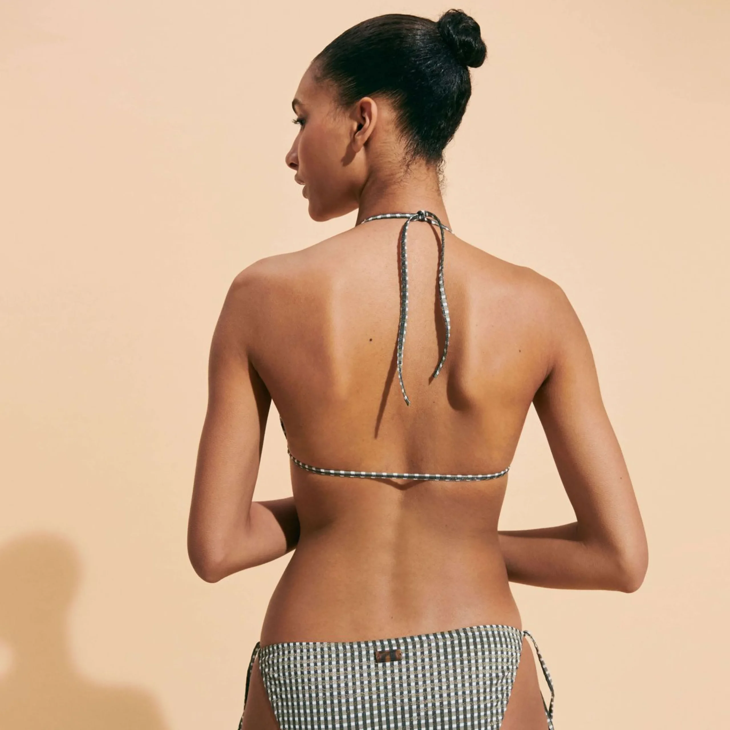 Femme Vilebrequin Deux Pièces^Haut De Maillot De Bain Triangle Femme Pocket Checks