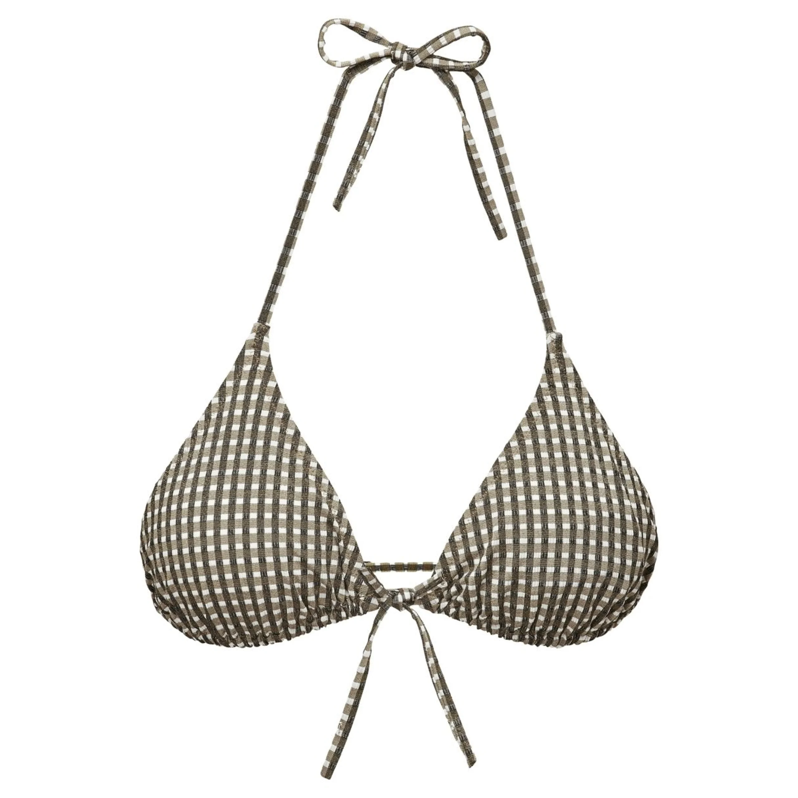 Femme Vilebrequin Deux Pièces^Haut De Maillot De Bain Triangle Femme Pocket Checks
