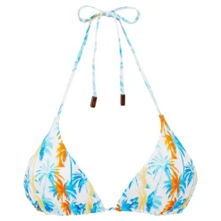 Femme Vilebrequin Haut Triangle^Haut De Maillot De Bain Triangle Femme Palms & Stripes - X The Beach Boys