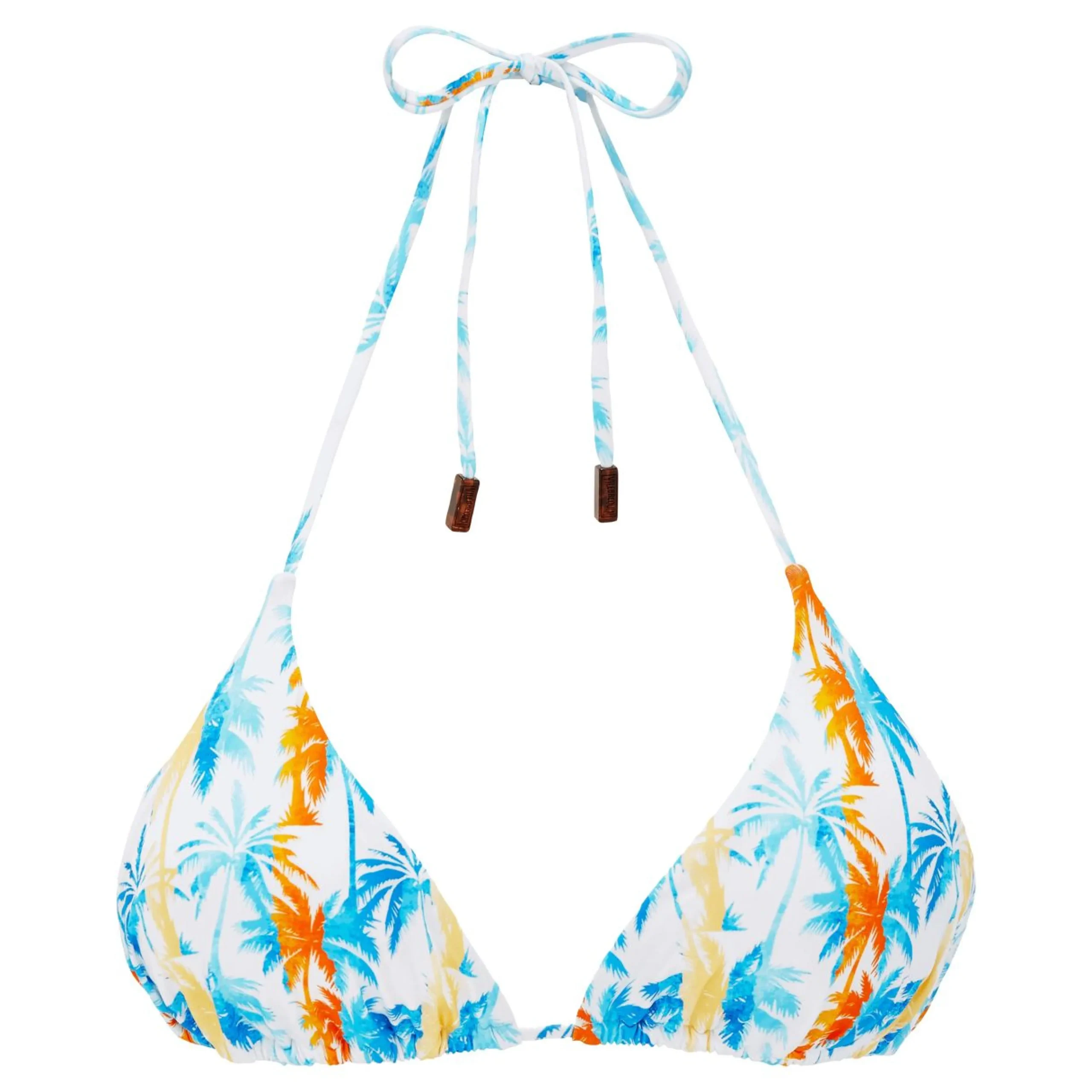 Femme Vilebrequin Haut Triangle^Haut De Maillot De Bain Triangle Femme Palms & Stripes - X The Beach Boys