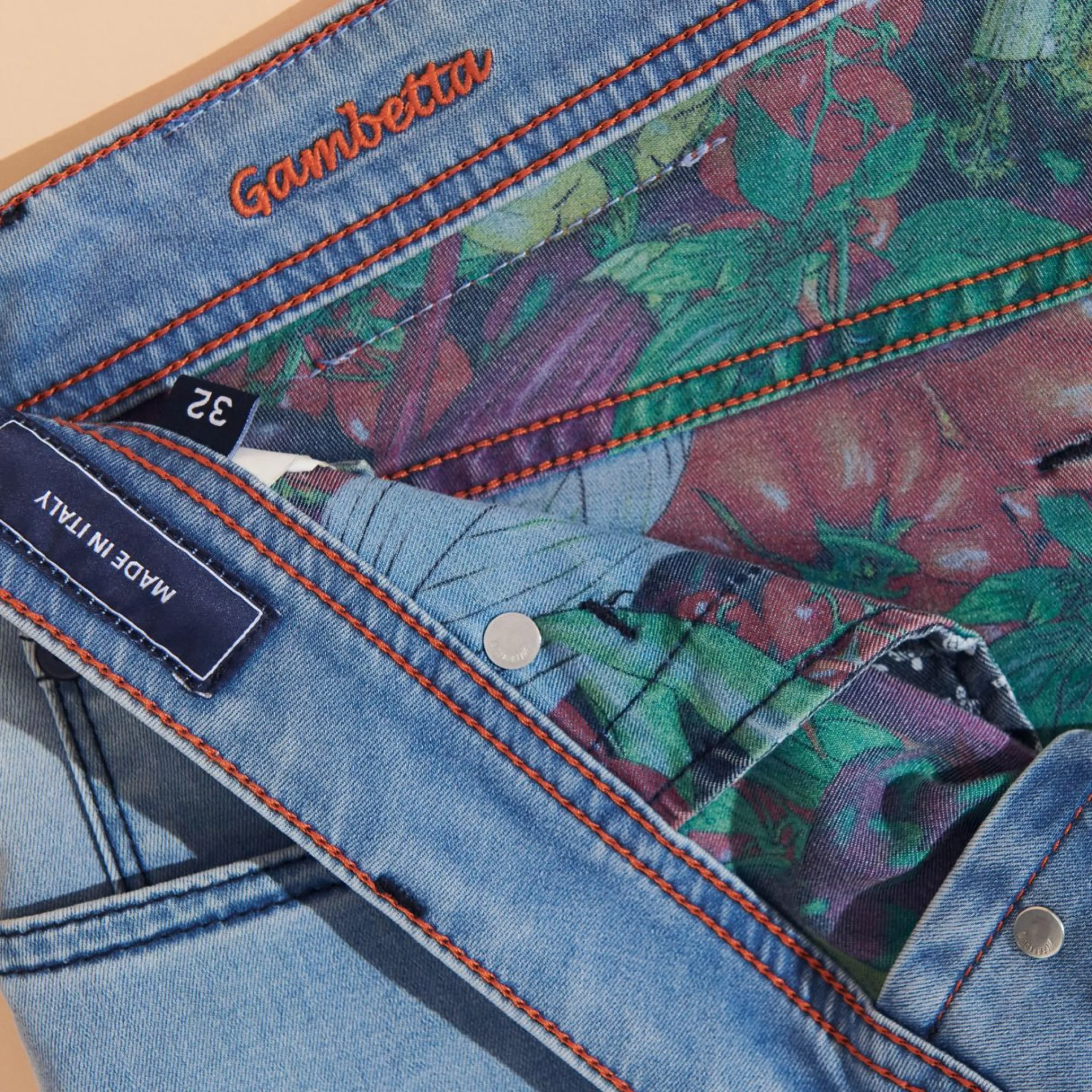 Homme Vilebrequin Pantalons^Jeans 5 Poches Homme Imprime Marche Provencal