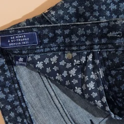 Homme Vilebrequin Pantalons^Jeans 5 Poches Homme Imprime Micro Turtles Corrosion