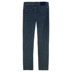 Homme Vilebrequin Pantalons^Jeans 5 Poches Homme Imprime Micro Turtles Corrosion