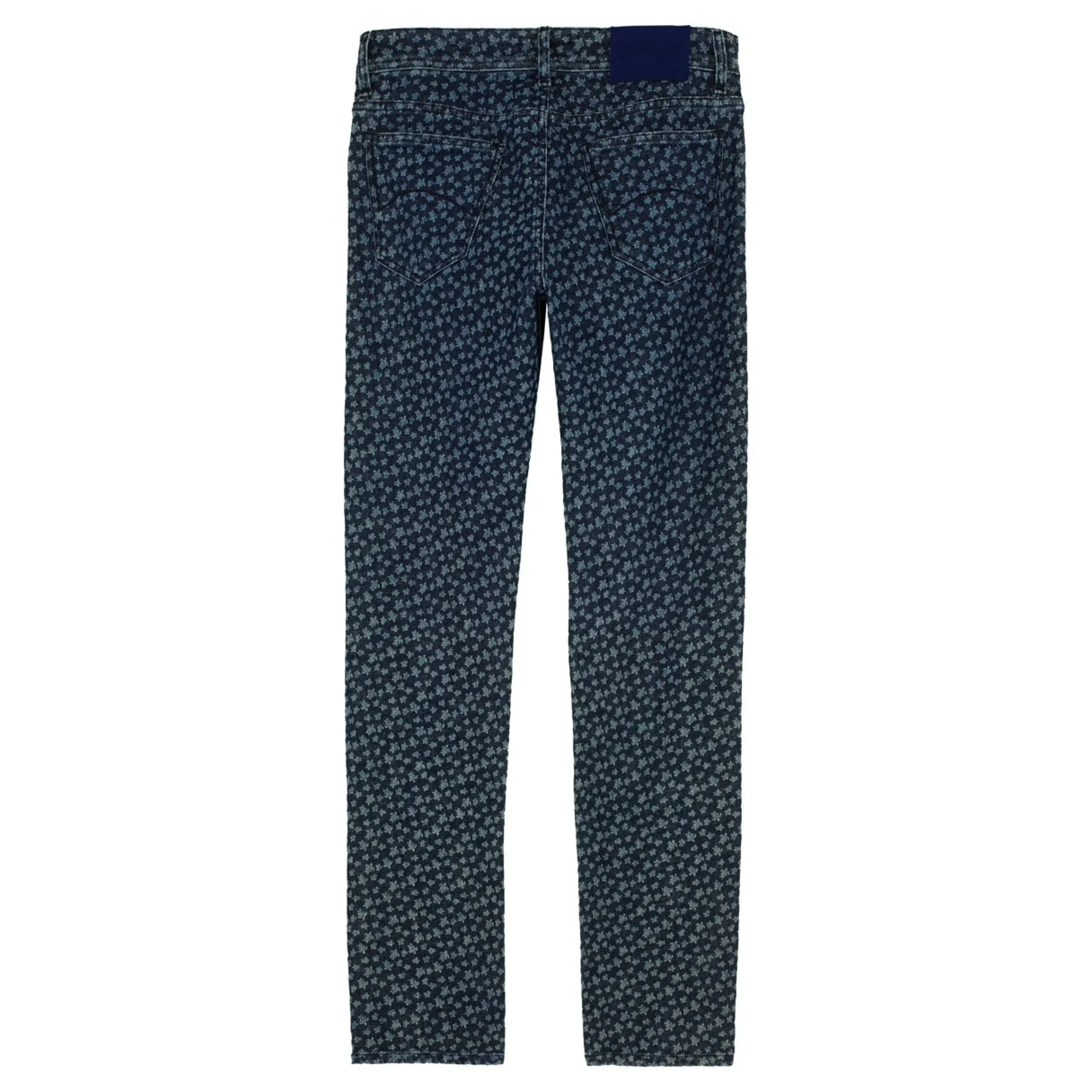 Homme Vilebrequin Pantalons^Jeans 5 Poches Homme Imprime Micro Turtles Corrosion