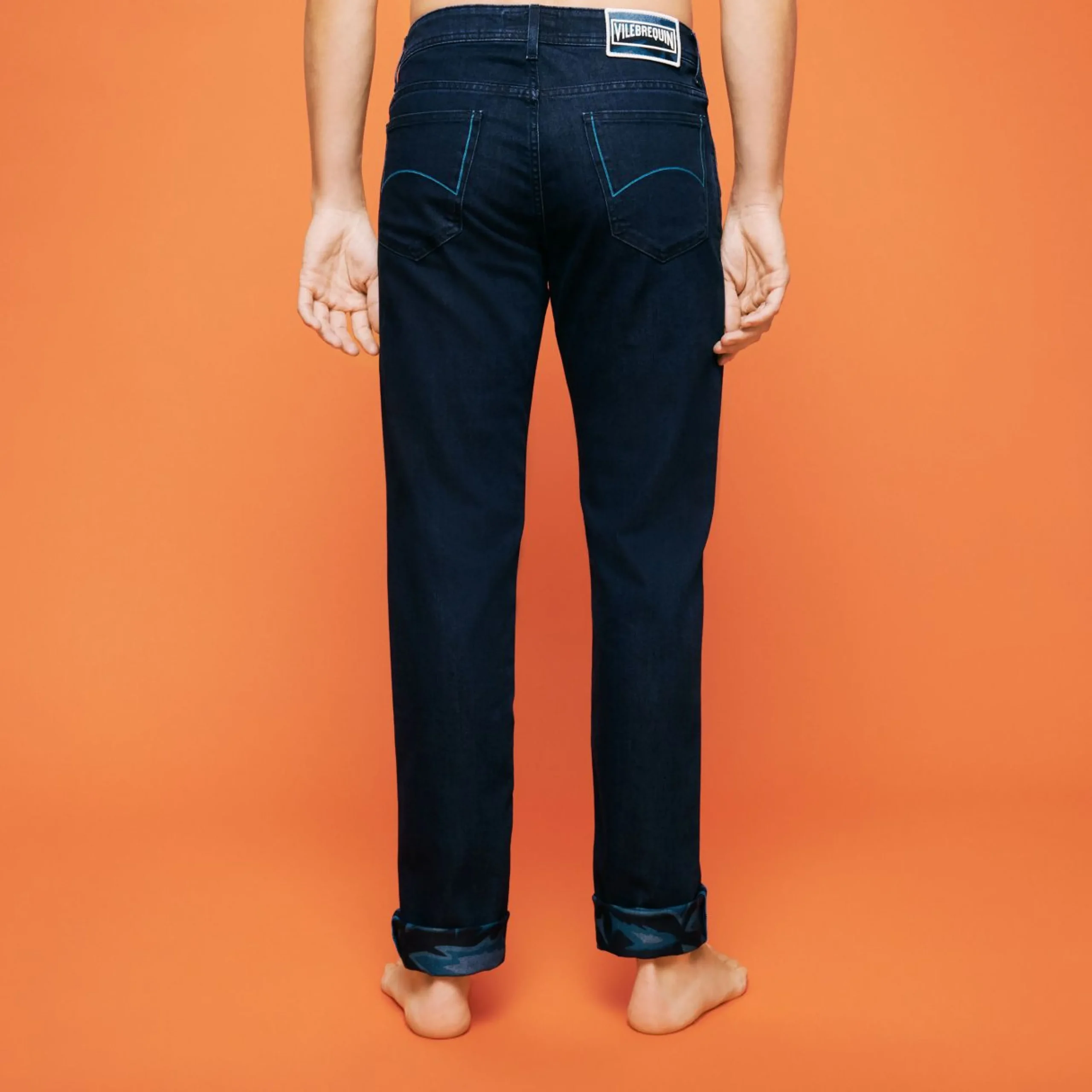 Homme Vilebrequin Pantalons^Jeans 5 Poches Homme Requins 3D