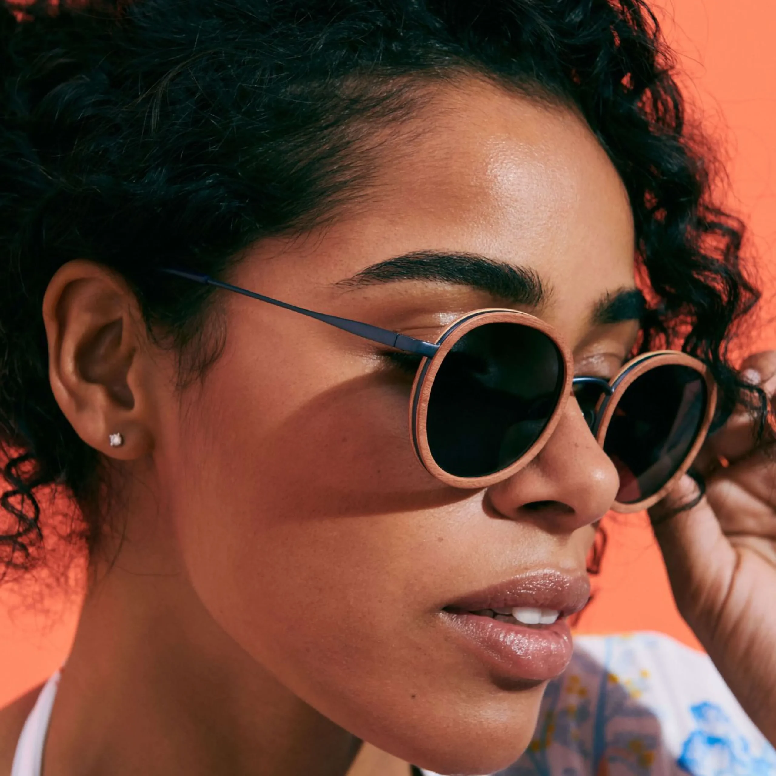 Femme Vilebrequin Lunettes De Soleil^Lunettes De Soleil Bois De Tulipier - Vbq X Shelter