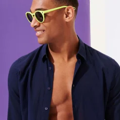 Femme Vilebrequin Lunettes De Soleil^Lunettes De Soleil Flottantes Vertes Unies