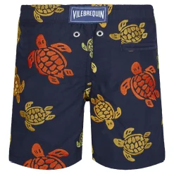 Garçon Vilebrequin Le Brodé^Maillot De Bain Brodé Garçon Ronde Des Tortues - Edition Limitee