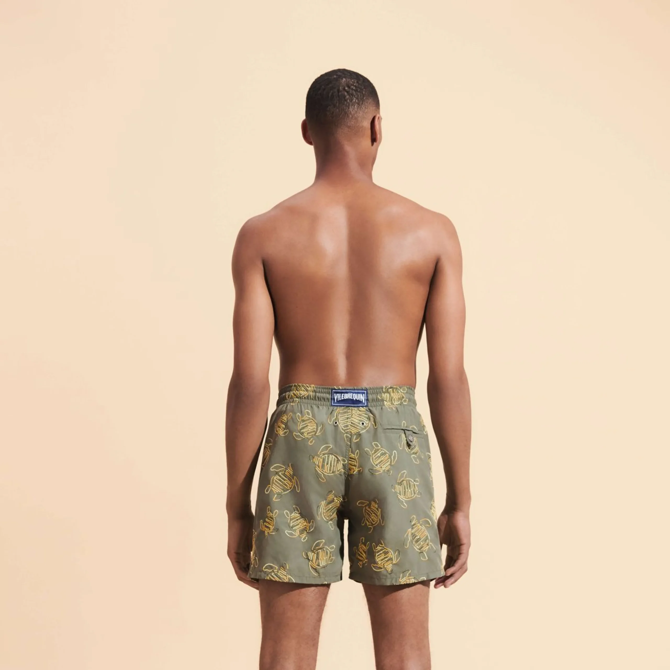 Homme Vilebrequin Le Brodé^Maillot De Bain Brodé Homme Vbq Turtles - Edition Limitee