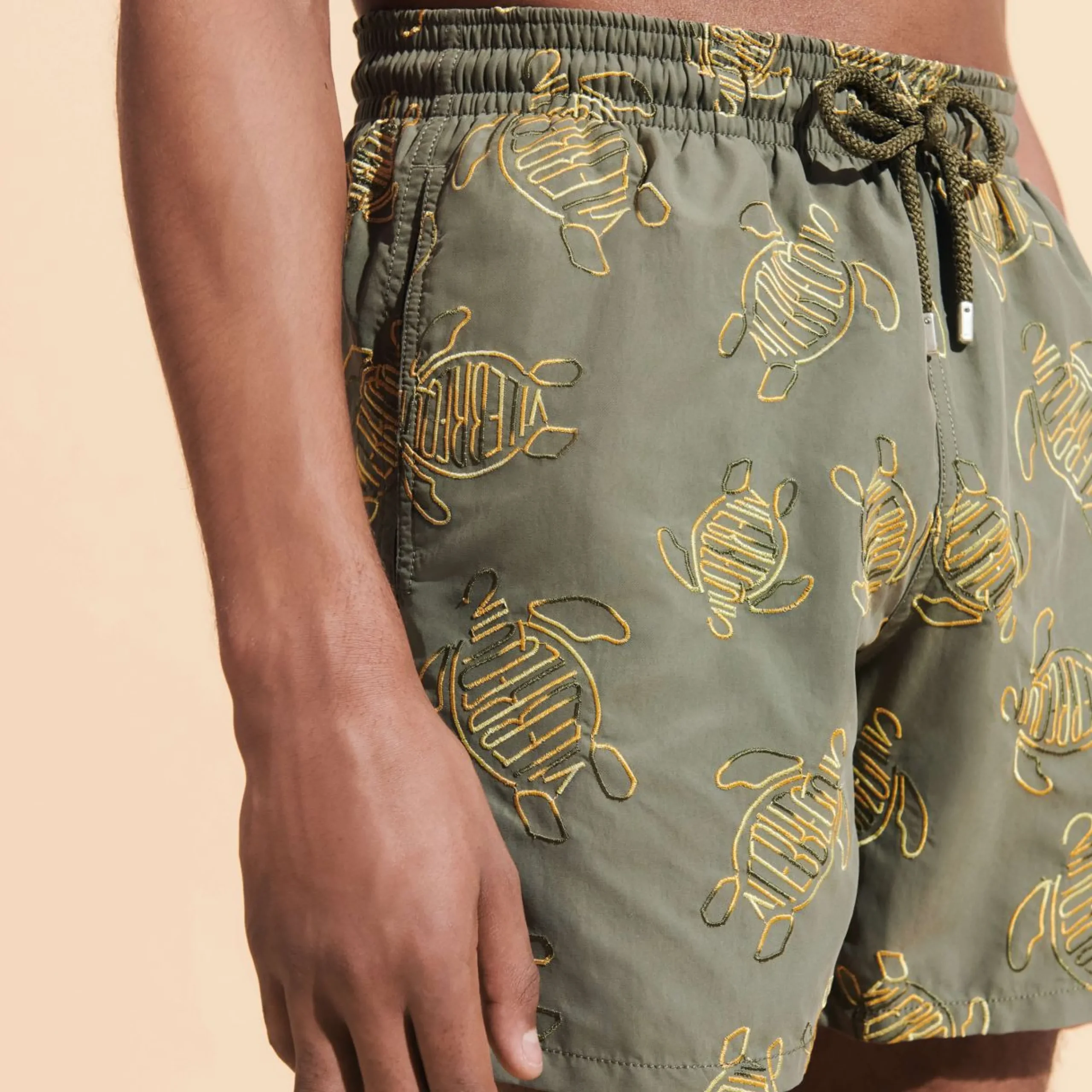 Homme Vilebrequin Le Brodé^Maillot De Bain Brodé Homme Vbq Turtles - Edition Limitee